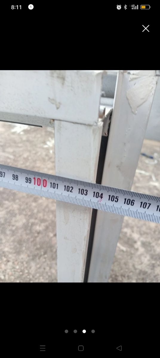 Ventana aluminio blanca