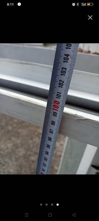 Ventana aluminio blanca