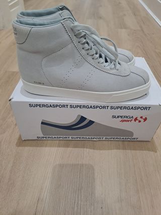 Zapatillas altas Superga gris