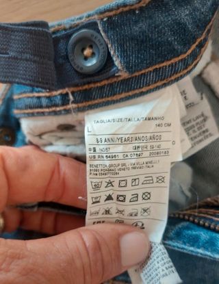 Jeans Benetton bimbo 10 anni