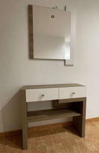 Mueble+espejo entrada - Moderno
