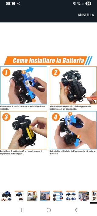 Auto polizia RC: Macchina telecomandata