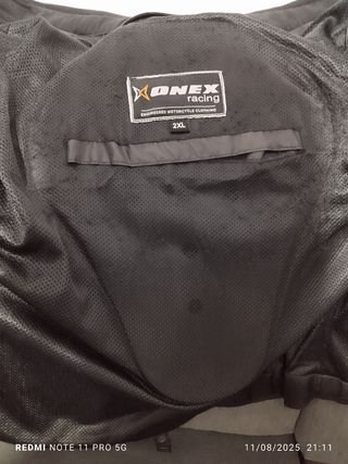 Cazadora moto verano ONEX