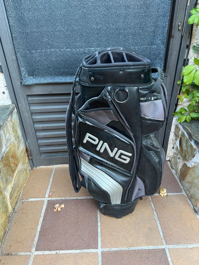Bolsa golf Ping - Negra Gris + 15 bolas gratis !!!
