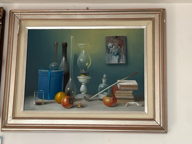 Proferio Grossi olio su masonite