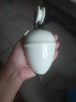 Antico sali e scendi lampadario vintage