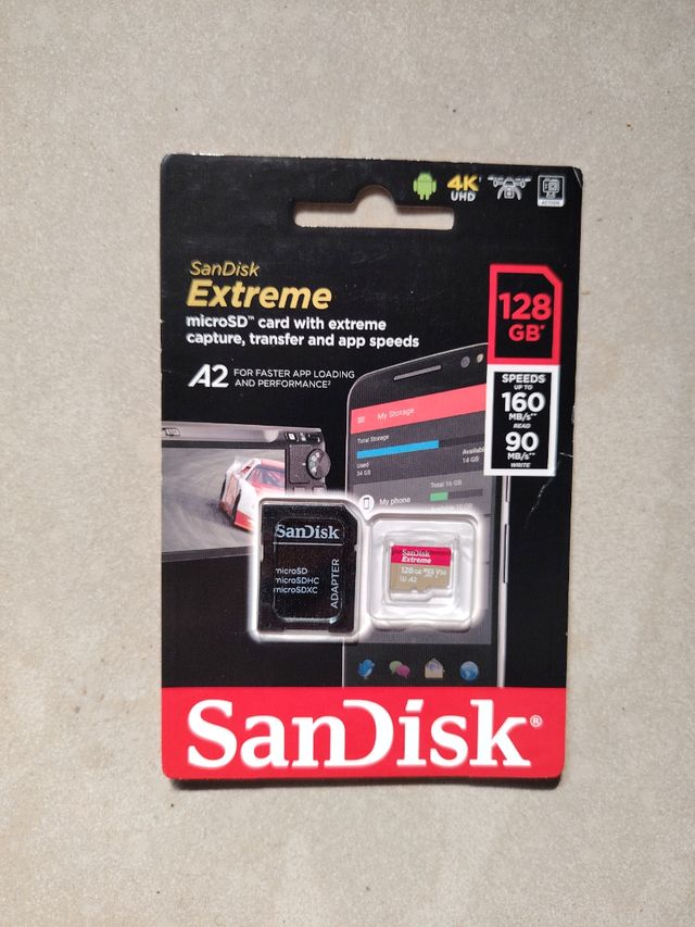 MicroSD SanDisk Extreme 128GB