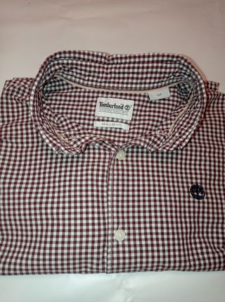 Camisa Timberland cuadros marrón - S