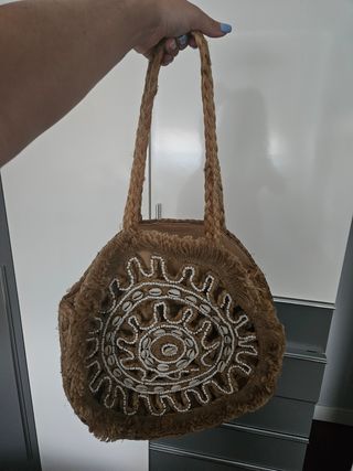 Bolso rafia grande