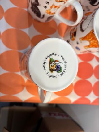 6 Tazas Gatos - Porcelana