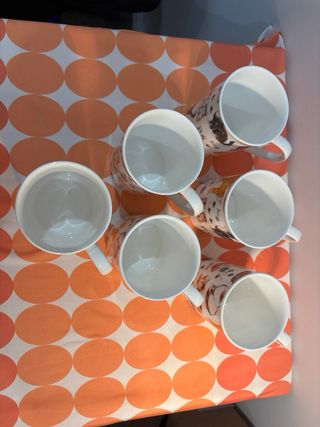 6 Tazas Gatos - Porcelana