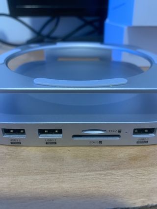 Soporte Aluminio Mac mini M4/M4 Pro 2024