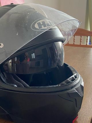 Casco moto HJC negro