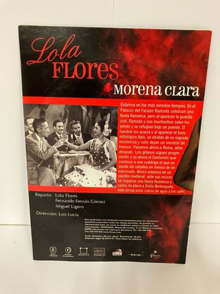 Lola Flores Morena Clara Dvd película 