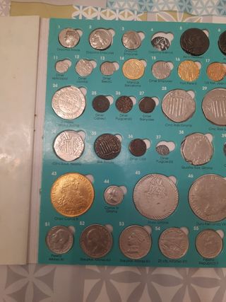 Colección monedas antiguas