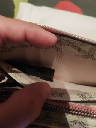 Monedero Tous beige y rosa