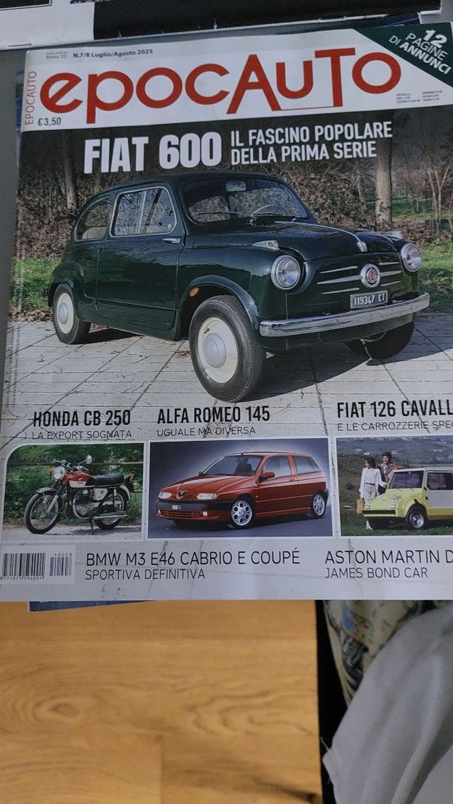 Rivista epocauto
Luglio/agosto 2025