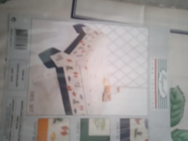 Mantel mesa cuadrada - hojas