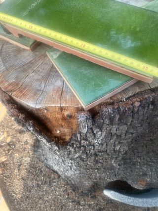 Azulejos verdes vintage (6 unidades)