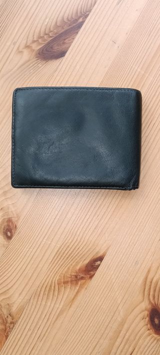 Cartera Bugatti Piel Negra