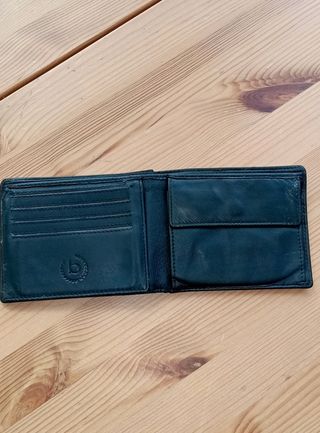 Cartera Bugatti Piel Negra