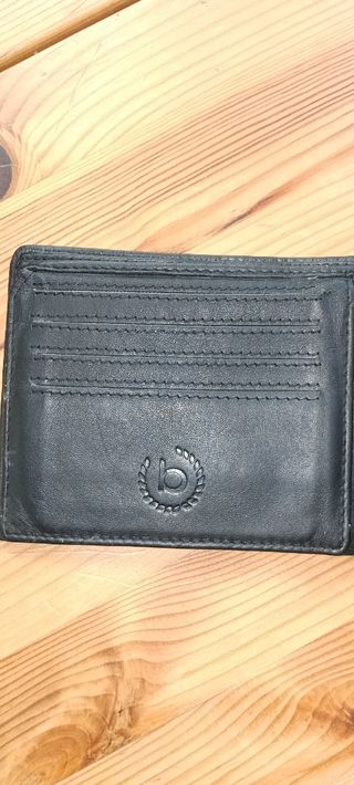 Cartera Bugatti Piel Negra