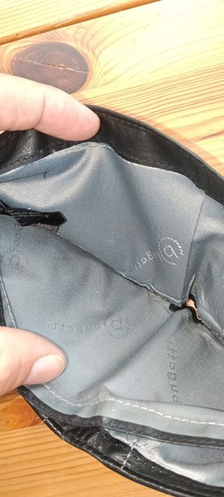 Cartera Bugatti Piel Negra