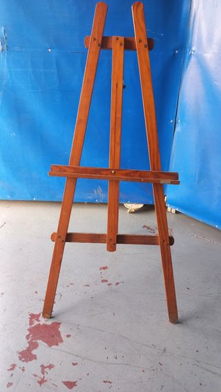 Caballete pintura madera