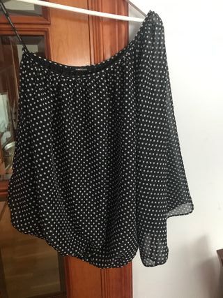 Blusa Morgan lunares - Talle L