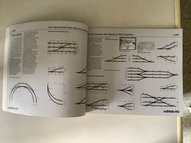 Marklin HO Gleise 0700 K+M
