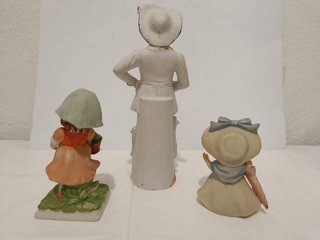 Figuras vintage: porcelana y resina