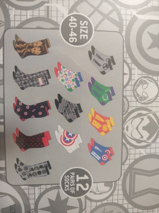 Calcetines Marvel - 12 pares
