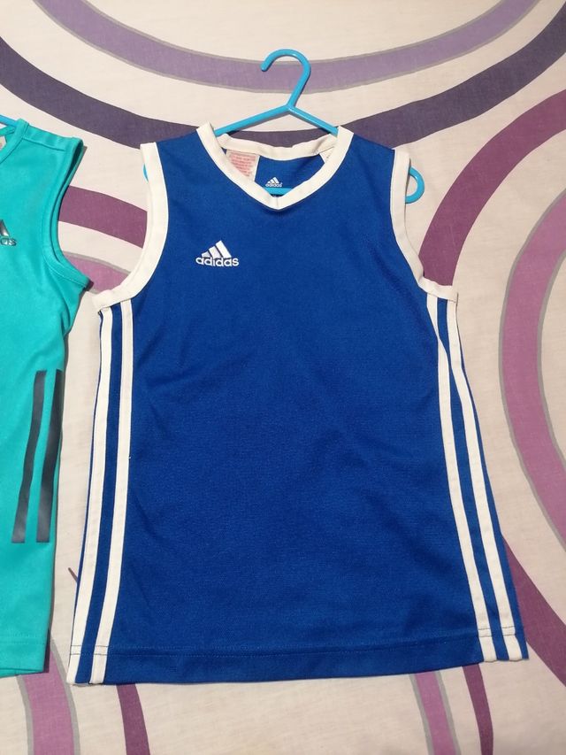 2 Camisetas Adidas niño 7-8 años