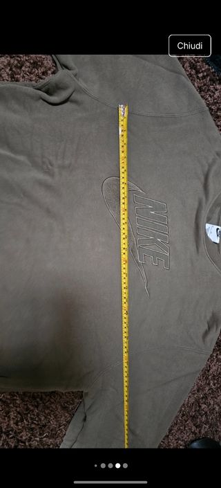 Felpa Nike vintage XL verde oliva