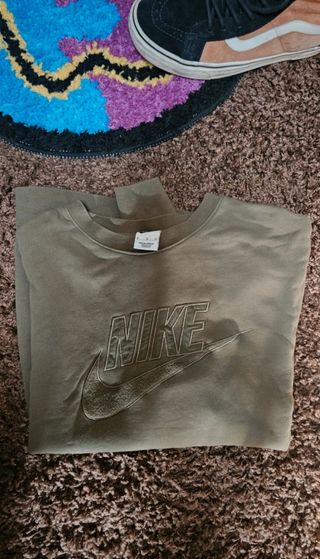 Felpa Nike vintage XL verde oliva