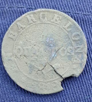 Moneda 4 quartos 1813