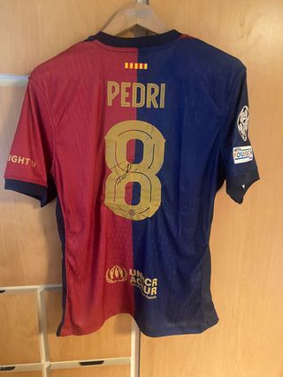 Camiseta Firmada Pedri FC Barcelona