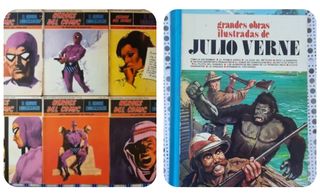 Tebeos Hombre Enmascarado y Julio Verne.