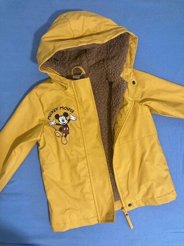 Chaqueta chubasquero Mickey Disney talla 92cm