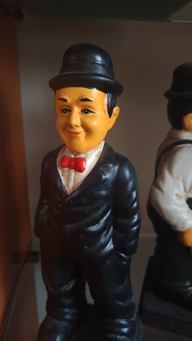 Figuras El Gordo y El Flaco. laurel and Hardy.