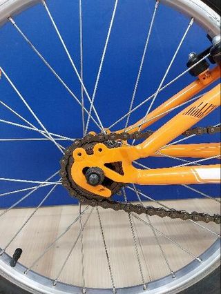 bicicleta montaña Bpro 20" niño niña naranja