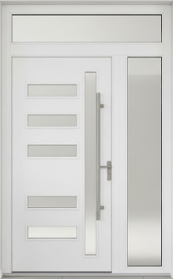 Puerta entrada PVC Elegantes, Modernas, Seguridad 