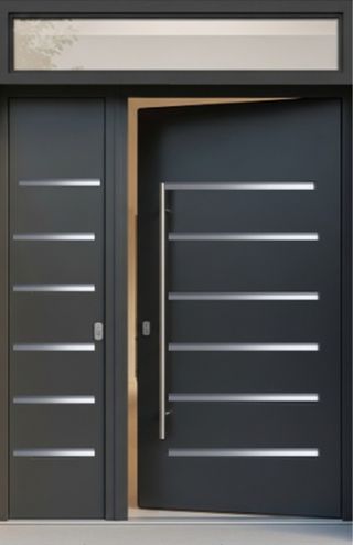 Puerta entrada PVC Elegantes, Modernas, Seguridad 