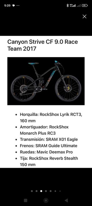MTB Canyon Strive CFR 0.9 RACE
