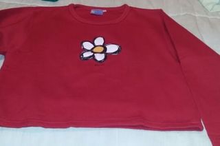 Sudadera roja talla M