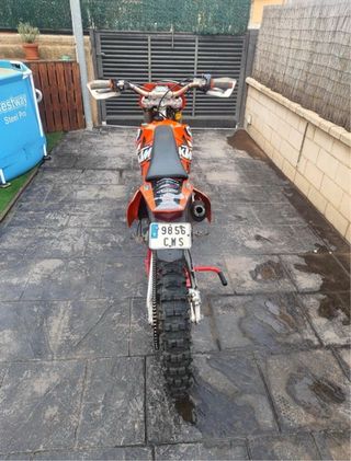 KTM 125 EXC matriculada