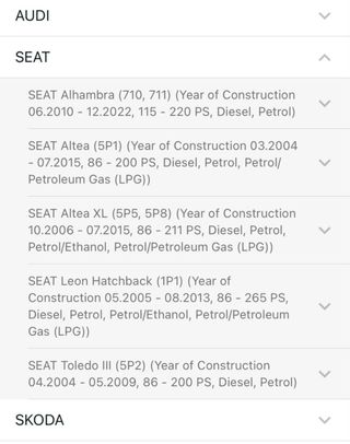 Amortiguador KYB Excel-G Audi Seat Skoda