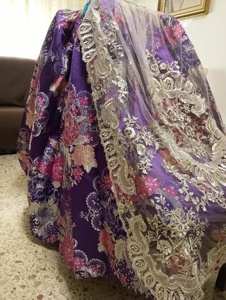 Traje Fallera: Rosa y Morado