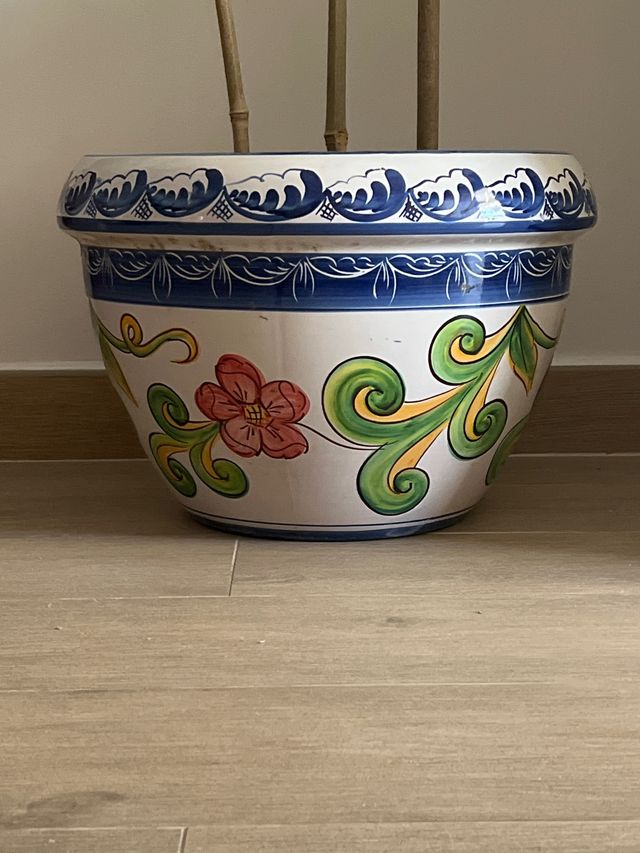 Macetero Cerámica Pintado a mano