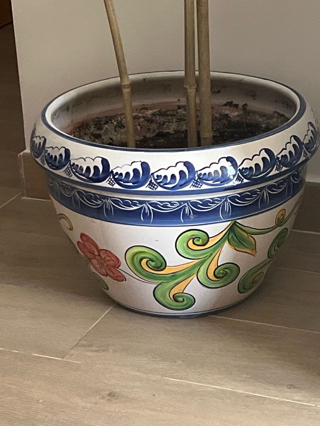 Macetero Cerámica Pintado a mano